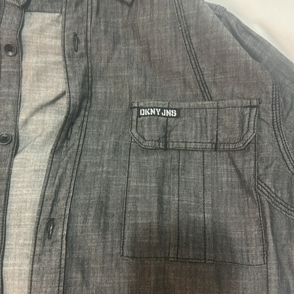 DKNY Jeans 100% Cotton button up long sleeve shirt - Picture 4 of 7